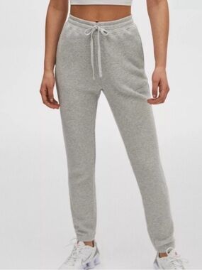 TNA Aritzia Waffle Jogger Cuffed Pants Grey XXS
